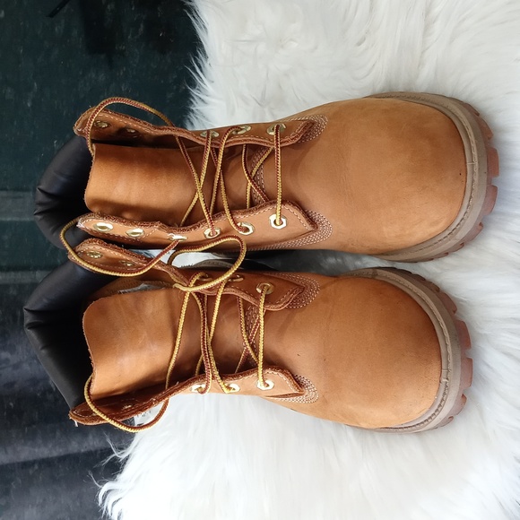 Timberland Tan Combat Boots - Picture 2 of 8